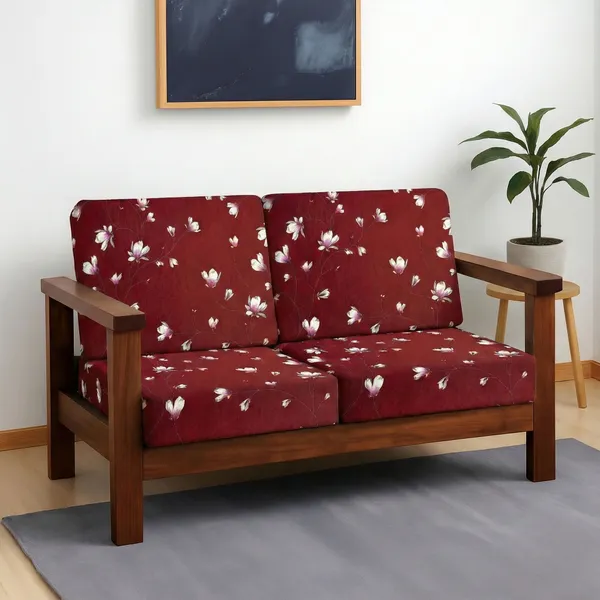 Gifts_Island_Polyester_2_Seater_Sofa_Floral_Cover_(Pack_Of_4_Maroon)