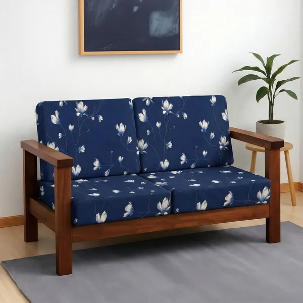 Gifts_Island_Polyester_2_Seater_Sofa_Floral_Cover_(Pack_Of_4_Navy)