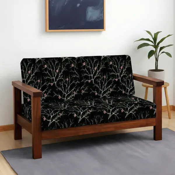 Gifts_Island_Polyester_2_Seater_Sofa_Floral_Cover_(Pack_Of_4_Black_Stem)