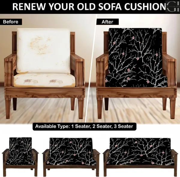 Gifts_Island_Polyester_3_Seater_Sofa_Floral_Cover_(Pack_Of_6_Black_Stem)