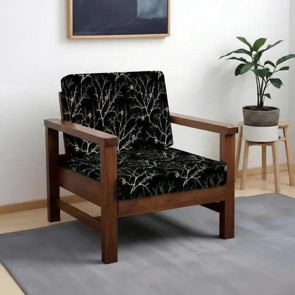 Gifts_Island_Polyester_1_Seater_Sofa_Floral_Cover_(Pack_Of_2_Black_Stem)