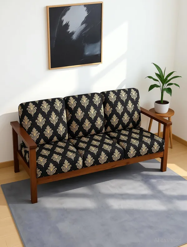 Gifts_Island_Polyester_3_Seater_Sofa_Damask_Cover_(Pack_Of_6_Brown_Damask)