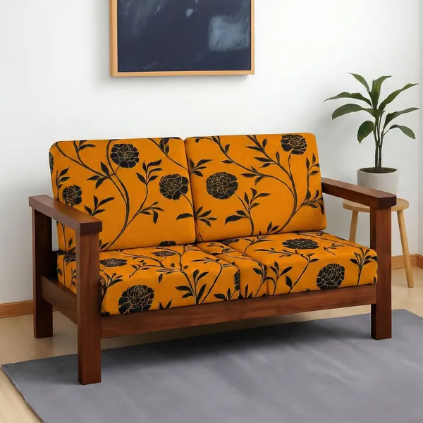 Gifts_Island_Polyester_2_Seater_Sofa_Floral_Cover_(Pack_Of_4_Gold_Black_Floral)
