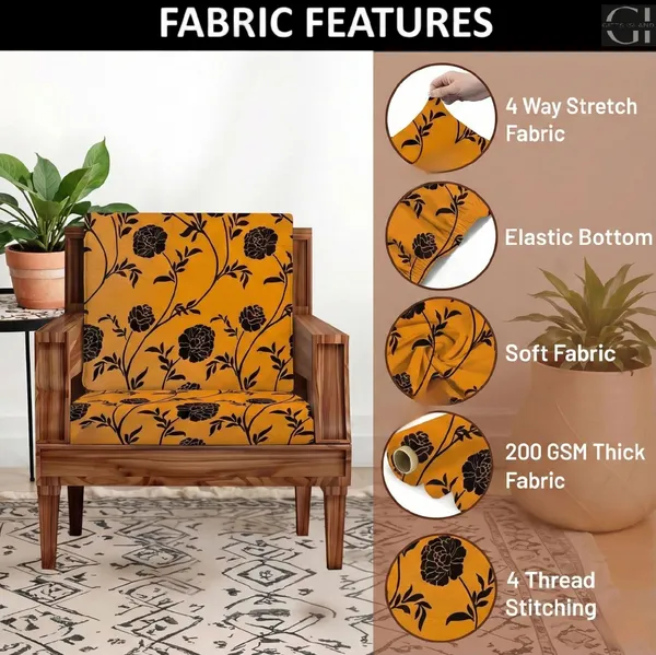 Gifts_Island_Polyester_2_Seater_Sofa_Floral_Cover_(Pack_Of_4_Gold_Black_Floral)