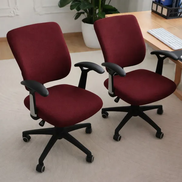 Gifts_Island_Polyester_2_Seater_Chair_Plain_Cover_(Pack_Of_2_Maroon_Plain)