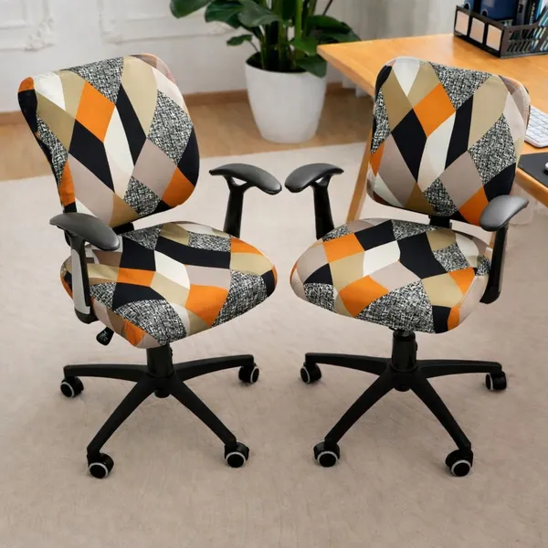 Gifts_Island_Polyester_2_Seater_Chair_Geometric_Cover_(Pack_Of_2_Orange_Prism)