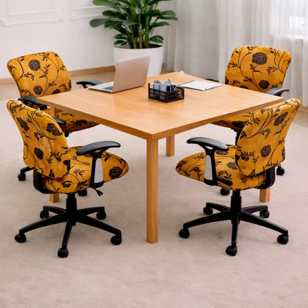 Gifts_Island_Polyester_4_Seater_Chair_Floral_Cover_(Pack_Of_4_Gold_Black_Floral)