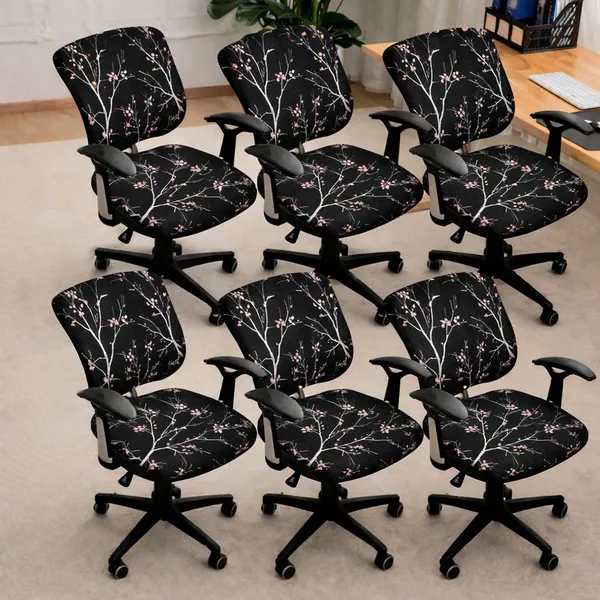 Gifts_Island_Polyester_6_Seater_Chair_Floral_Cover_(Pack_Of_6_Black_Stem)
