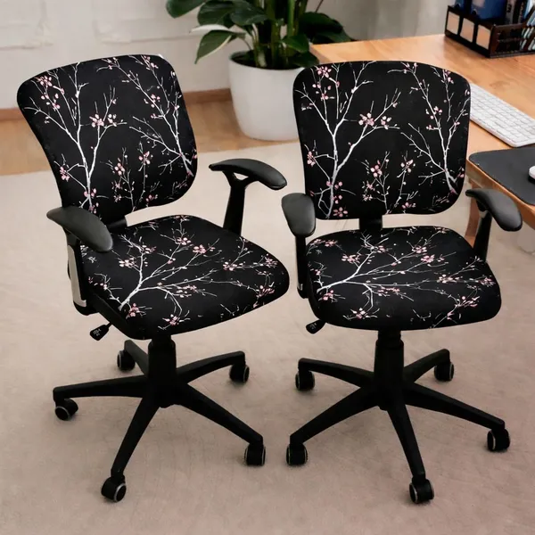 Gifts_Island_Polyester_2_Seater_Chair_Floral_Cover_(Pack_Of_2_Black_Stem)