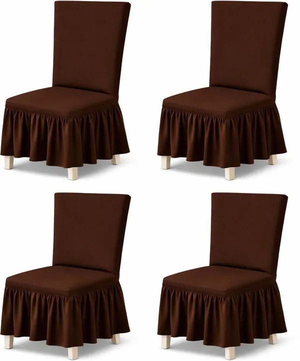 Gifts_Island_Polyester_4_Seater_Chair_Plain_Cover_(Pack_Of_4_Brown_Plain)