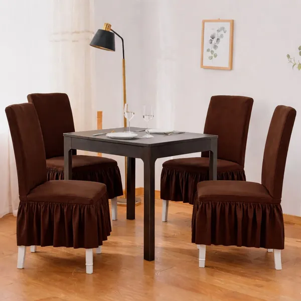 Gifts_Island_Polyester_4_Seater_Chair_Plain_Cover_(Pack_Of_4_Brown_Plain)