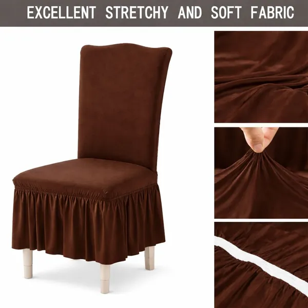 Gifts_Island_Polyester_4_Seater_Chair_Plain_Cover_(Pack_Of_4_Brown_Plain)