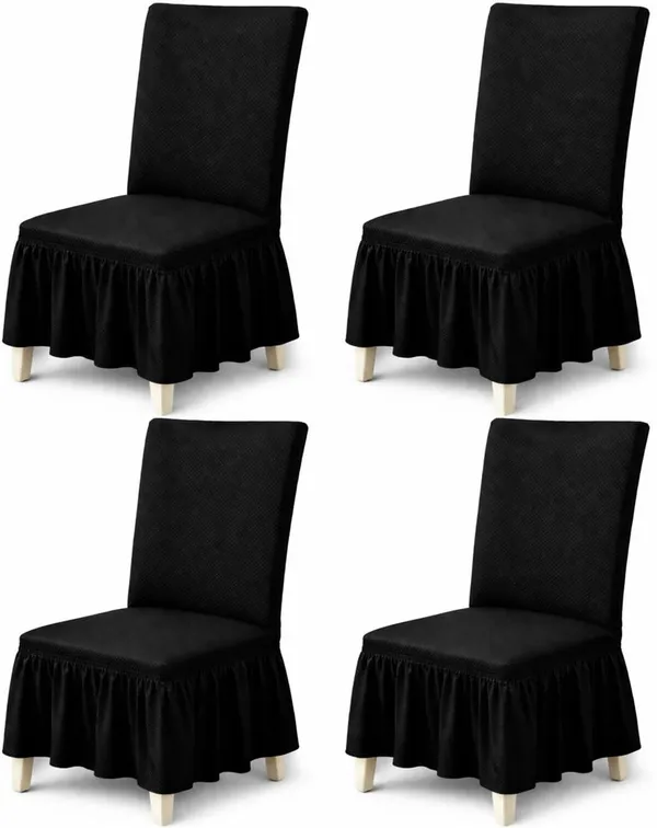 Gifts_Island_Polyester_4_Seater_Chair_Plain_Cover_(Pack_Of_4_Black_Plain)