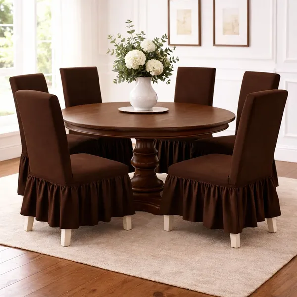 Gifts_Island_Polyester_6_Seater_Chair_Plain_Cover_(Pack_Of_6_Brown_Plain)