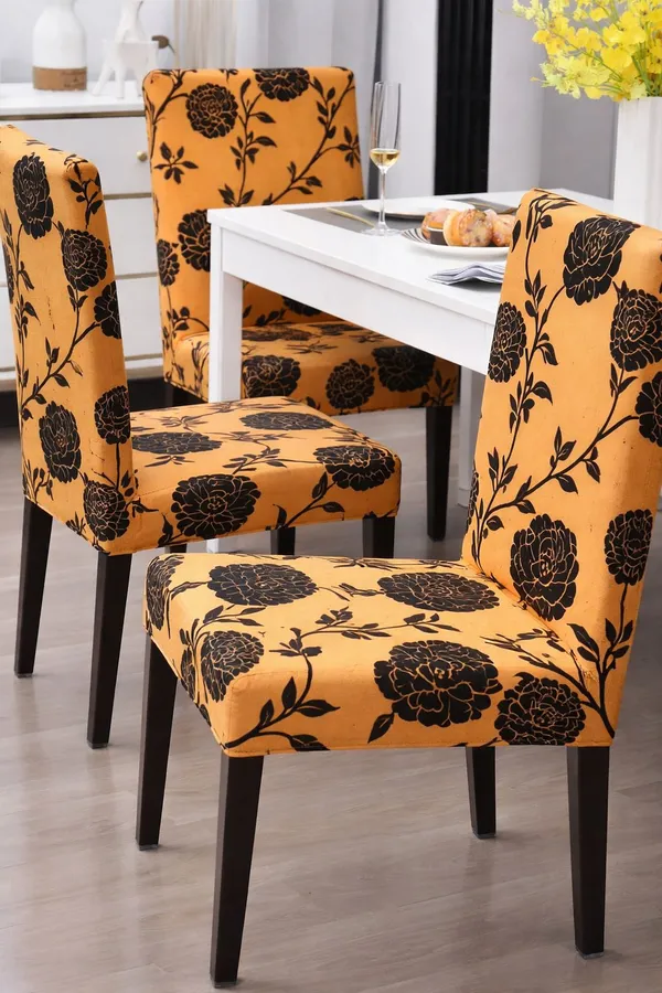 Gifts_Island_Polyester_1_Seater_Chair_Floral_Cover_(Pack_Of_6_Gold_Black_Floral)