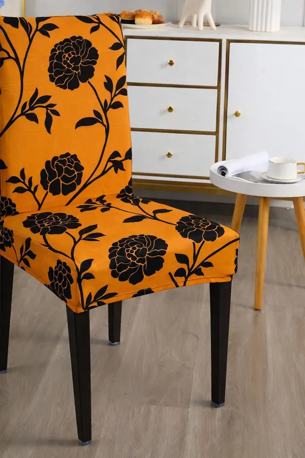 Gifts_Island_Polyester_1_Seater_Chair_Floral_Cover_(Pack_Of_6_Gold_Black_Floral)