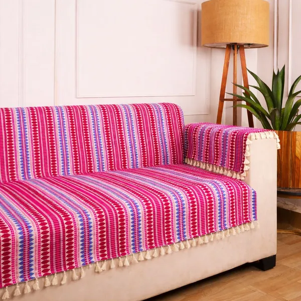 Gifts_Island_Cotton_2_Seater_Sofa_Striped_Cover_(_Ethnic_Boho_Striped_Washable_Acrylic_Cotton_Sofa_Cover_With_Tassels,_Pink)
