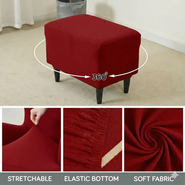 Gifts_Island_Polyester_1_Seater_Chair_Plain_Cover_(Pack_Of_2_Maroon_Plain_Stretchable_Ottoman_Cover_For_Square_Footrest,Puffy)