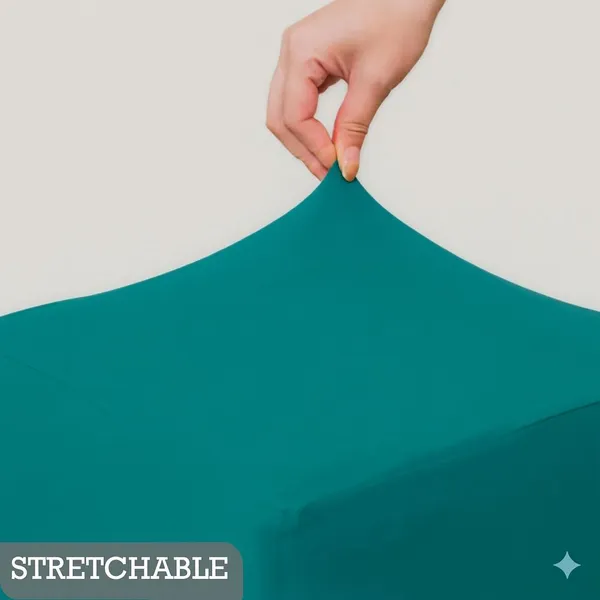 Gifts_Island_Polyester_1_Seater_Chair_Plain_Cover_(Pack_Of_2_Teal_Plain_Stretchable_Ottoman_Cover_For_Square_Footrest,Puffy)