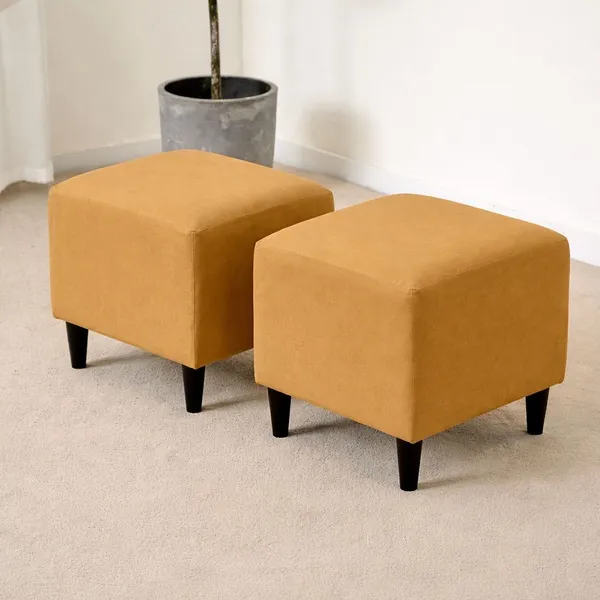 Gifts_Island_Polyester_1_Seater_Chair_Plain_Cover_(Pack_Of_2_Camel_Plain_Stretchable_Ottoman_Cover_For_Square_Footrest,Puffy)