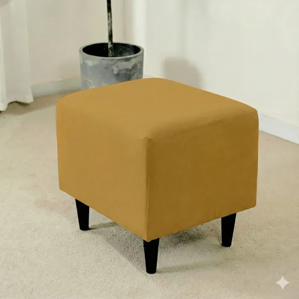 Gifts_Island_Polyester_1_Seater_Chair_Plain_Cover_(Pack_Of_2_Camel_Plain_Stretchable_Ottoman_Cover_For_Square_Footrest,Puffy)