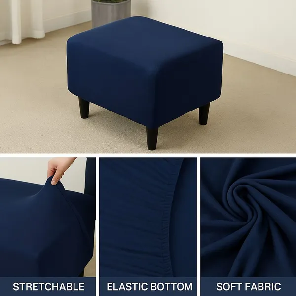 Gifts_Island_Polyester_1_Seater_Chair_Plain_Cover_(Pack_Of_2_Navy_Plain_Stretchable_Ottoman_Cover_For_Square_Footrest,Puffy)
