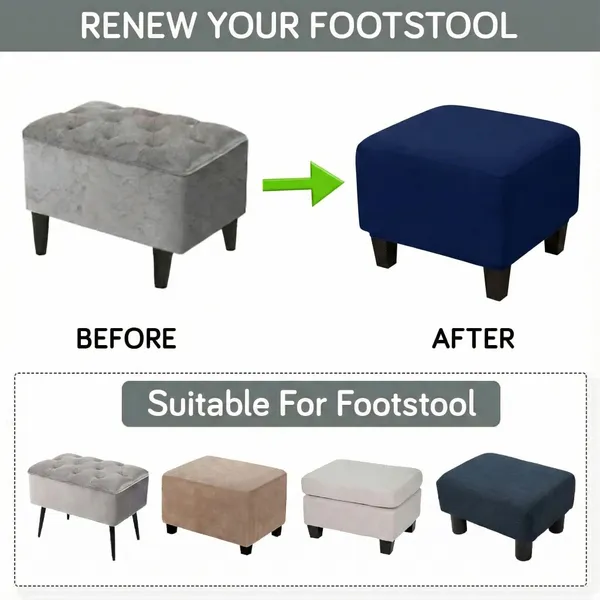 Gifts_Island_Polyester_1_Seater_Chair_Plain_Cover_(Pack_Of_2_Navy_Plain_Stretchable_Ottoman_Cover_For_Square_Footrest,Puffy)