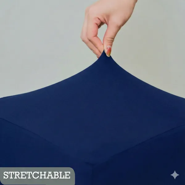 Gifts_Island_Polyester_1_Seater_Chair_Plain_Cover_(Pack_Of_2_Navy_Plain_Stretchable_Ottoman_Cover_For_Square_Footrest,Puffy)