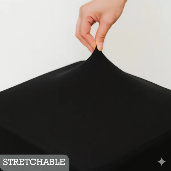 Gifts_Island_Polyester_1_Seater_Chair_Plain_Cover_(Pack_Of_2_Black_Plain_Stretchable_Ottoman_Cover_For_Square_Footrest,Puffy)