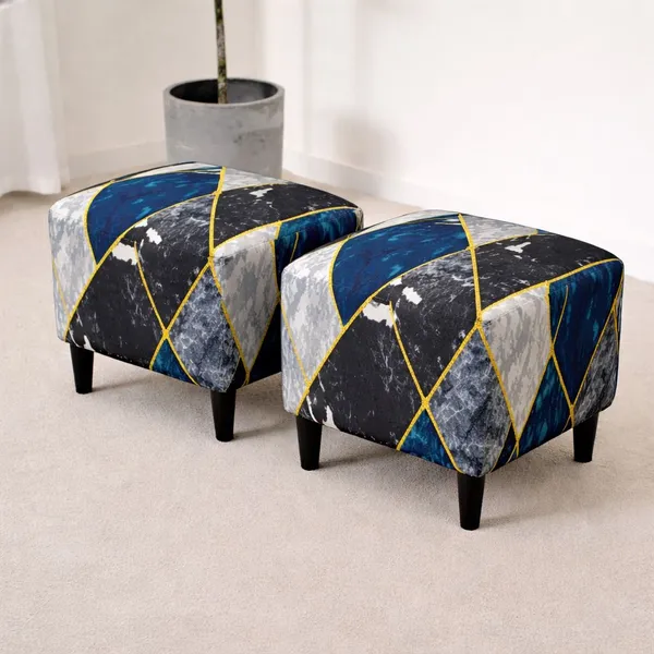 Gifts_Island_Polyester_1_Seater_Chair_Abstract_Cover_(Pack_Of_2_Colorful_Marble_Stretchable_Ottoman_Cover_For_Square_Footrest,Puffy)