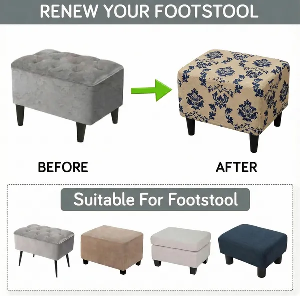Gifts_Island_Polyester_1_Seater_Chair_Damask_Cover_(Pack_Of_2_Beige_Damask_Stretchable_Ottoman_Cover_For_Square_Footrest,Puffy)