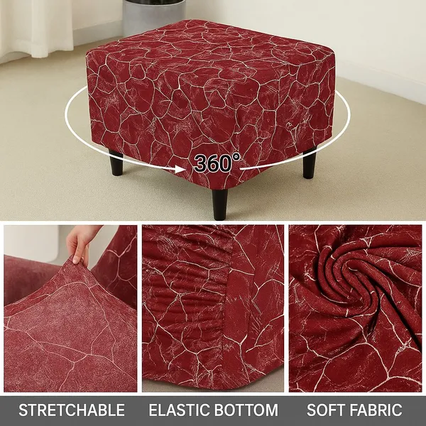 Gifts_Island_Polyester_1_Seater_Chair_Geometric_Cover_(Pack_Of_2_Maroon_Marble_Stretchable_Ottoman_Cover_For_Square_Footrest,Puffy)