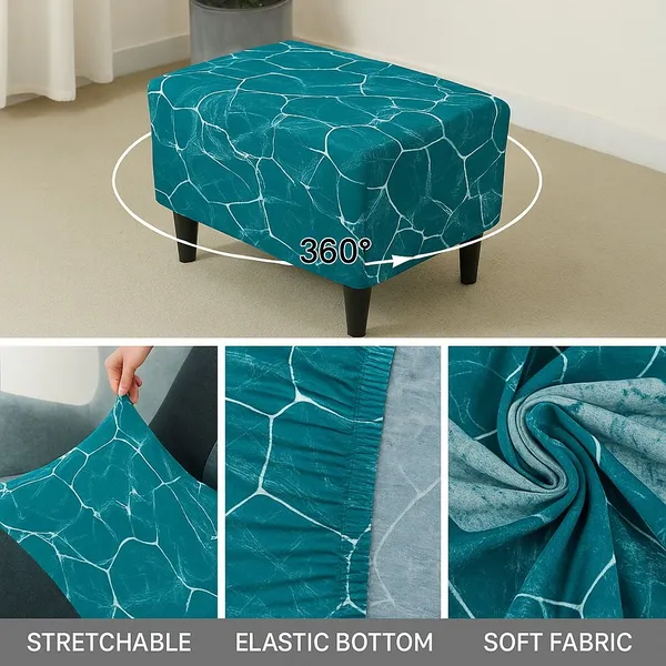 Gifts_Island_Polyester_1_Seater_Chair_Geometric_Cover_(Pack_Of_2_Teal_Marble_Stretchable_Ottoman_Cover_For_Square_Footrest,Puffy)