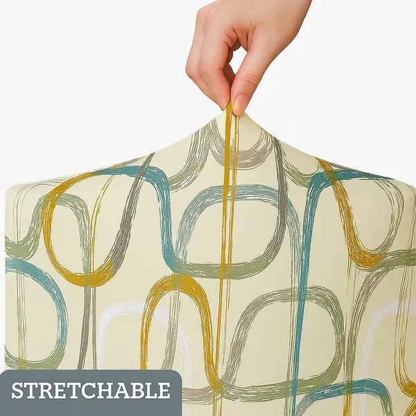 Gifts_Island_Polyester_1_Seater_Chair_Abstract_Cover_(Pack_Of_2_Beige_Art_Stretchable_Ottoman_Cover_For_Square_Footrest,Puffy)