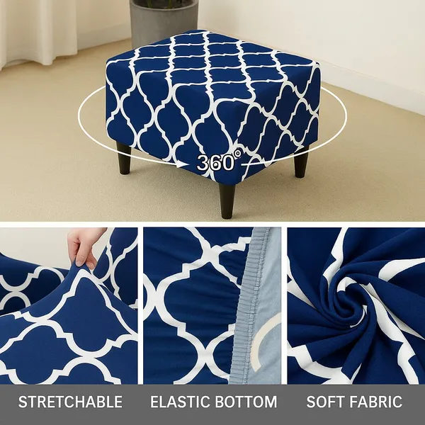 Gifts_Island_Polyester_1_Seater_Chair_Geometric_Cover_(Pack_Of_2_Navy_Diamond_Stretchable_Ottoman_Cover_For_Square_Footrest,Puffy)