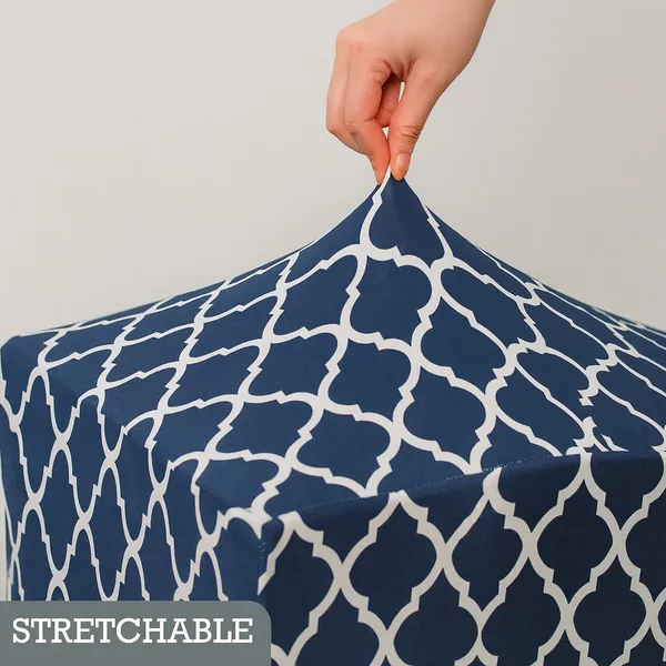 Gifts_Island_Polyester_1_Seater_Chair_Geometric_Cover_(Pack_Of_2_Navy_Diamond_Stretchable_Ottoman_Cover_For_Square_Footrest,Puffy)