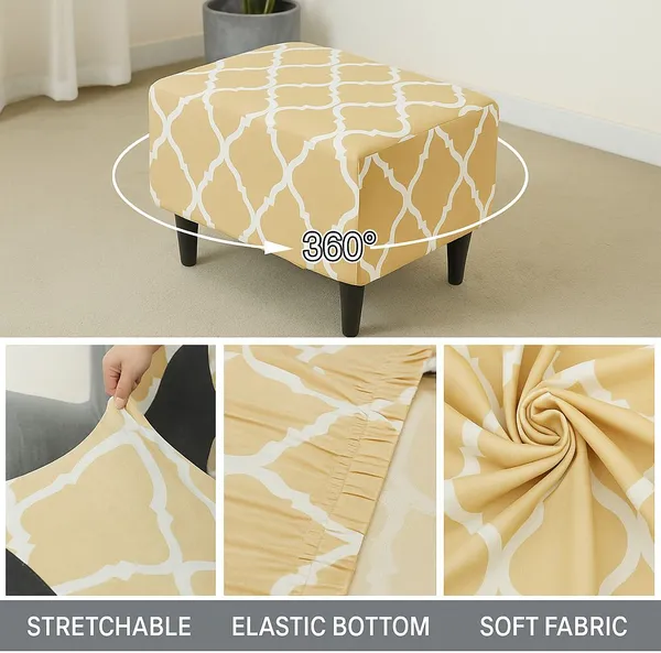 Gifts_Island_Polyester_1_Seater_Chair_Geometric_Cover_(Pack_Of_2_Beige_Diamond_Stretchable_Ottoman_Cover_For_Square_Footrest,Puffy)
