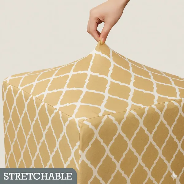 Gifts_Island_Polyester_1_Seater_Chair_Geometric_Cover_(Pack_Of_2_Beige_Diamond_Stretchable_Ottoman_Cover_For_Square_Footrest,Puffy)