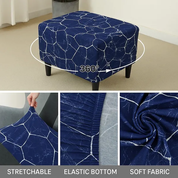 Gifts_Island_Polyester_1_Seater_Chair_Geometric_Cover_(Pack_Of_2_Navy_Marble_Stretchable_Ottoman_Cover_For_Square_Footrest,Puffy)