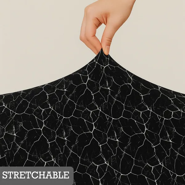 Gifts_Island_Polyester_1_Seater_Chair_Geometric_Cover_(Pack_Of_2_Black_Marble_Stretchable_Ottoman_Cover_For_Square_Footrest,Puffy)