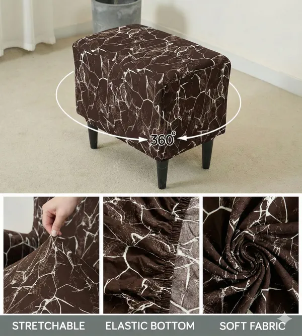 Gifts_Island_Polyester_1_Seater_Chair_Geometric_Cover_(Pack_Of_2_Brown_Marble_Stretchable_Ottoman_Cover_For_Square_Footrest,Puffy)