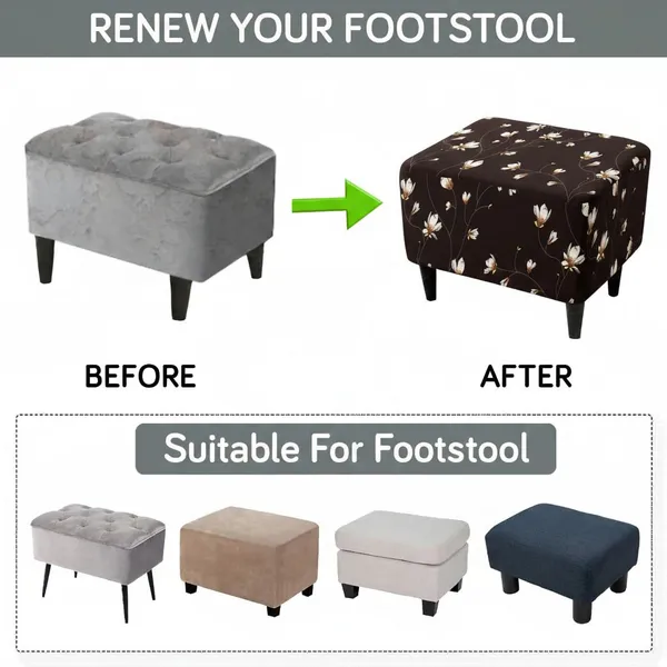 Gifts_Island_Polyester_1_Seater_Chair_Floral_Cover_(Pack_Of_2_Brown_Floral_Stretchable_Ottoman_Cover_For_Square_Footrest,Puffy)