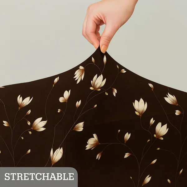 Gifts_Island_Polyester_1_Seater_Chair_Floral_Cover_(Pack_Of_2_Brown_Floral_Stretchable_Ottoman_Cover_For_Square_Footrest,Puffy)