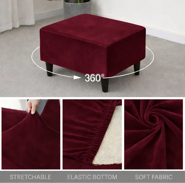 Gifts_Island_Velvet_1_Seater_Chair_Plain_Cover_(Pack_Of_2_Wine_Velvet_Stretchable_Ottoman_Cover_For_Square_Footrest,Puffy)