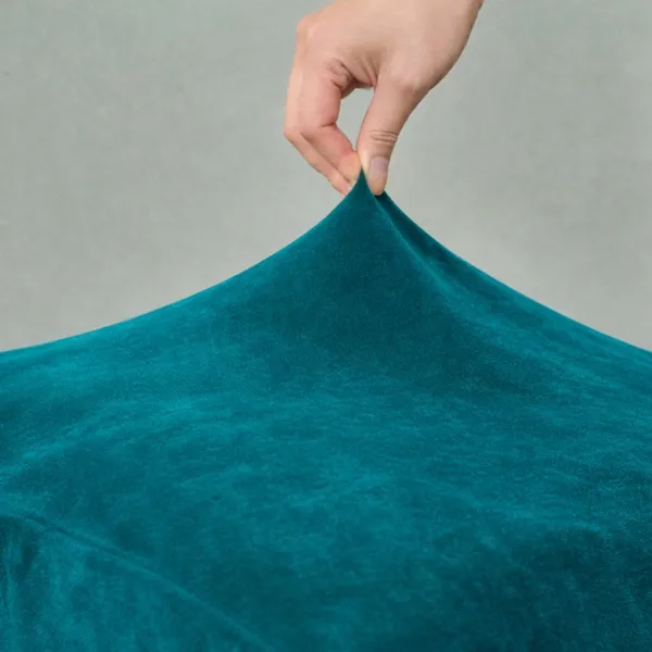 Gifts_Island_Velvet_1_Seater_Chair_Plain_Cover_(Pack_Of_2_Teal_Green_Velvet_Stretchable_Ottoman_Cover_For_Square_Footrest,Puffy)