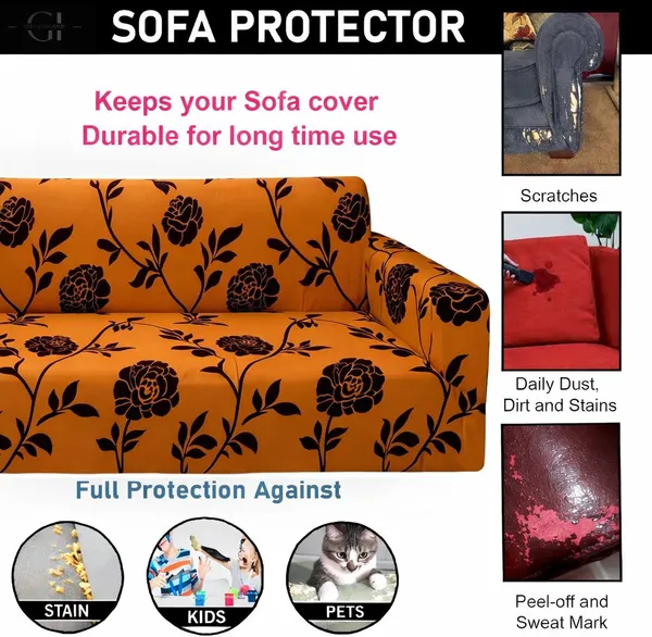 Gifts_Island_Polyester_3+1+1_Seater_Sofa_Floral_Cover_(Pack_Of_3_Gold_Black_Floral)