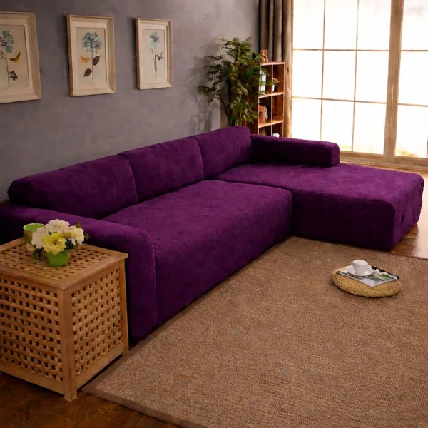 Gifts_Island_Velvet_3+3_Seater_L-Shape_Sofa_Plain_Cover_(Pack_Of_2_Wine_Velvet)
