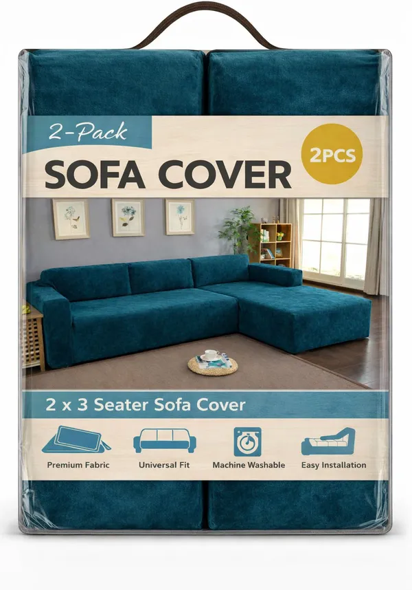 Gifts_Island_Velvet_3+3_Seater_L-Shape_Sofa_Plain_Cover_(Pack_Of_2_Green_Velvet)