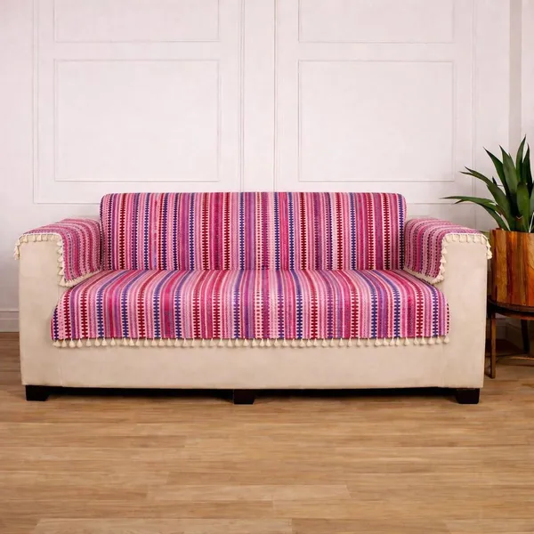 Gifts_Island_Cotton_3_Seater_Sofa_Striped_Cover_(_Ethnic_Boho_Striped_Washable_Acrylic_Cotton_Sofa_Cover_With_Tassels,_Pink)