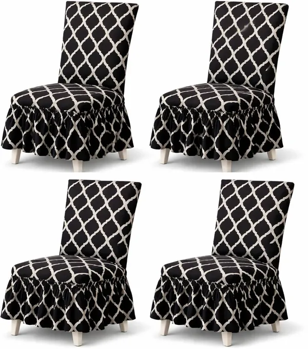 Gifts_Island_Polyester_4_Seater_Chair_Geometric_Cover_(Pack_Of_4_Black_Diamond)